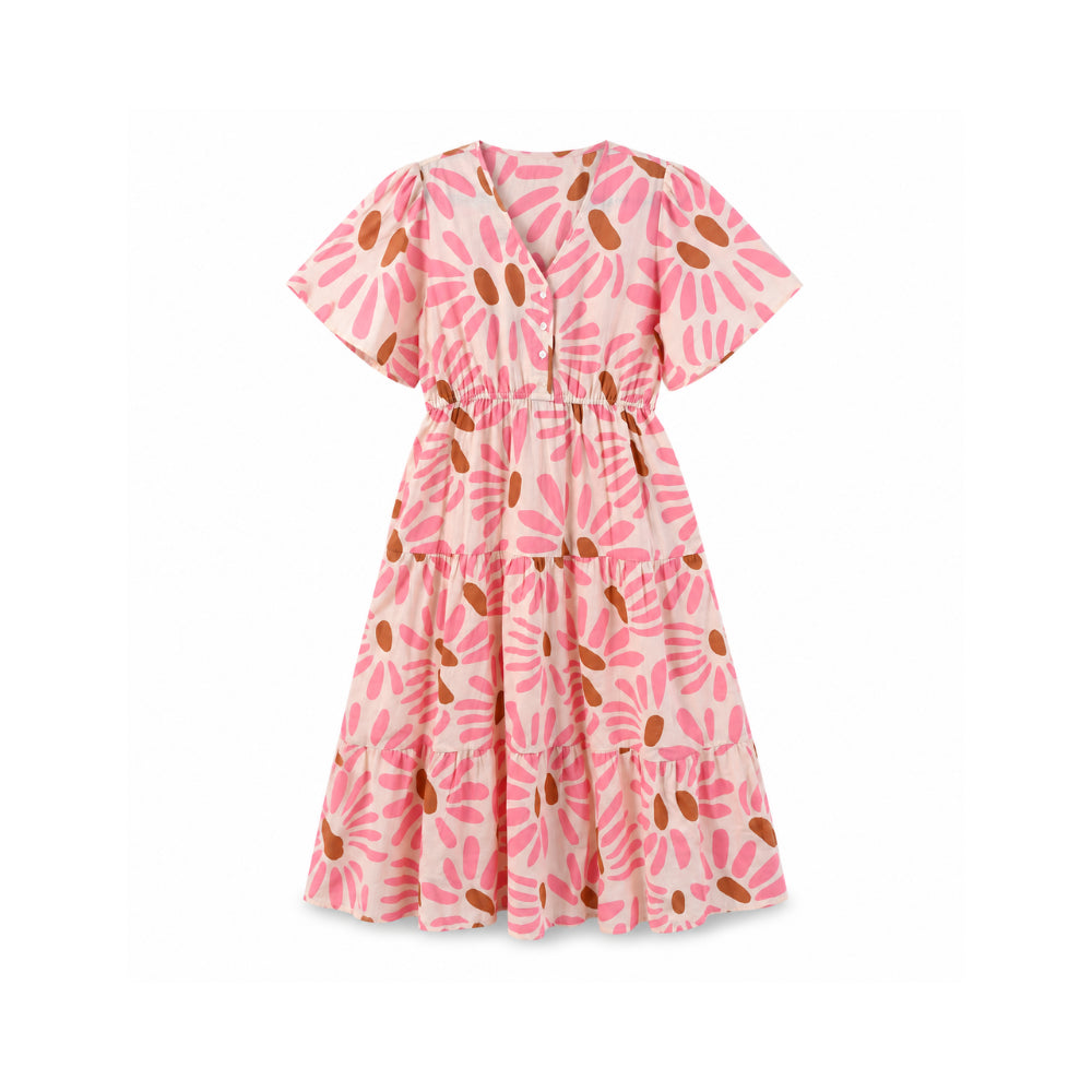 Sun and Sea Collection Cotton Smock Dress - DAISIES
