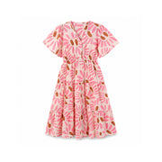 Sun and Sea Collection Cotton Smock Dress - DAISIES