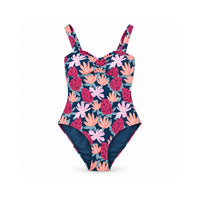 Sun and Sea Collection Ruched One Piece Swimsuit - TROPICANA