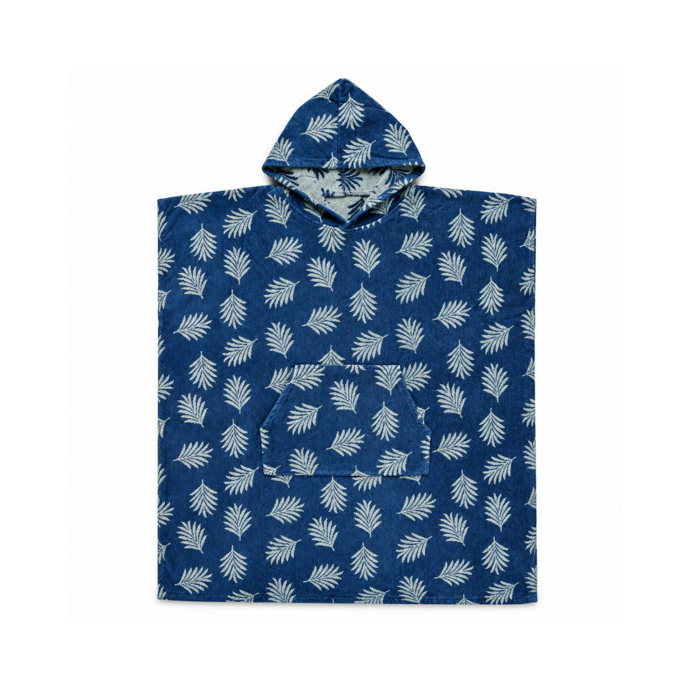 Sun and Sea Collection Adult Beach Poncho with Pocket - DANCING LEAVES