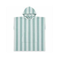 Sun and Sea Collection Junior Beach Poncho with Pocket - BLUE TONE STRIPE