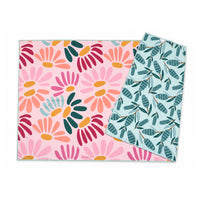 Sun and Sea Collection Double Sided Sand-Free Beach Towel - SUMMER DAISIES