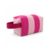Sun and Sea Collection Knit Accessories Pouch - CRIMSON STRIPE