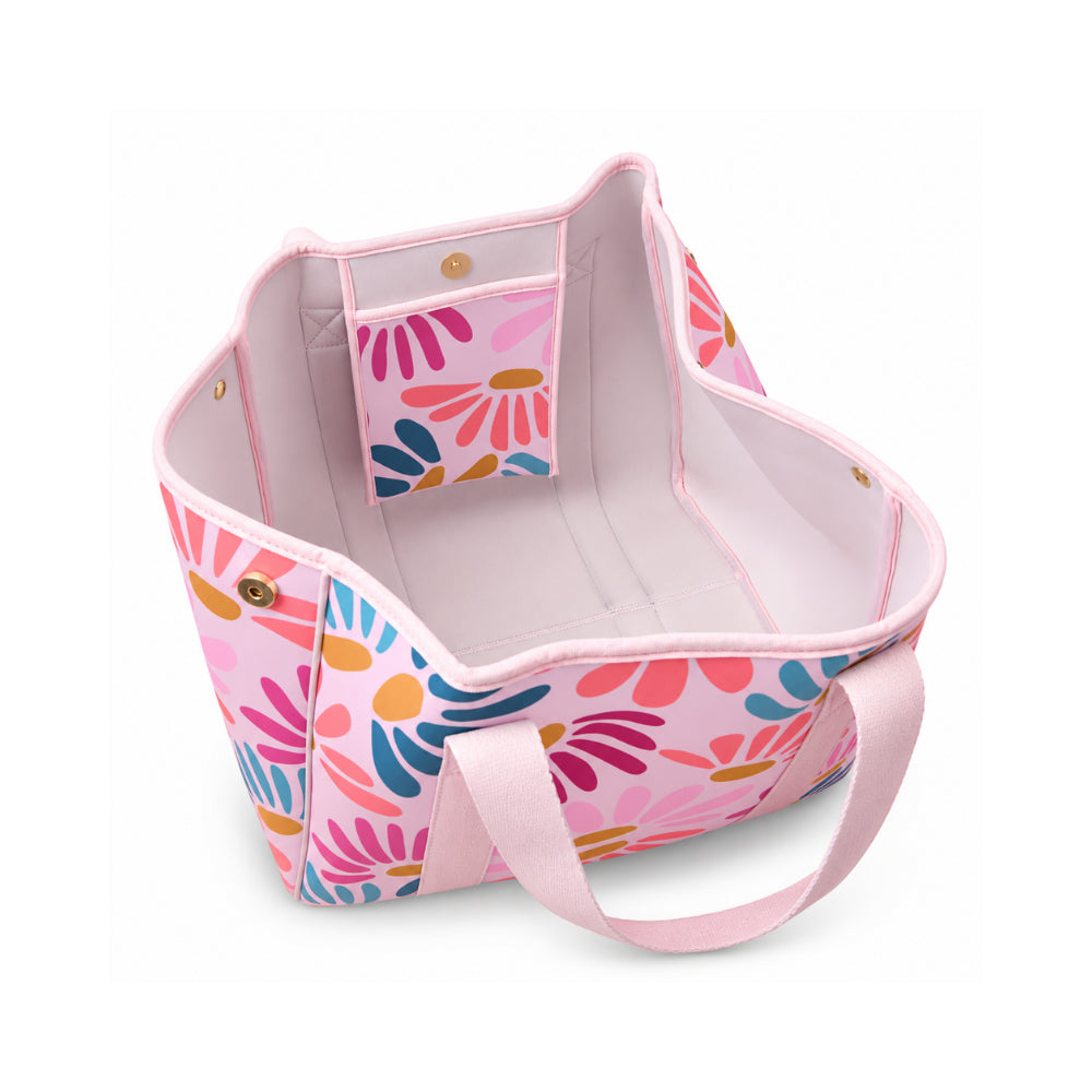 Sun and Sea Collection Neoprene Beach Bag - SUMMER DAISY