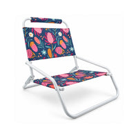 Sun and Sea Collection Foldable Beach Chair - NAVY BLISS