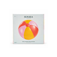Sun and Sea Collection Inflatable Jumbo Ball - CORAL STRIPE
