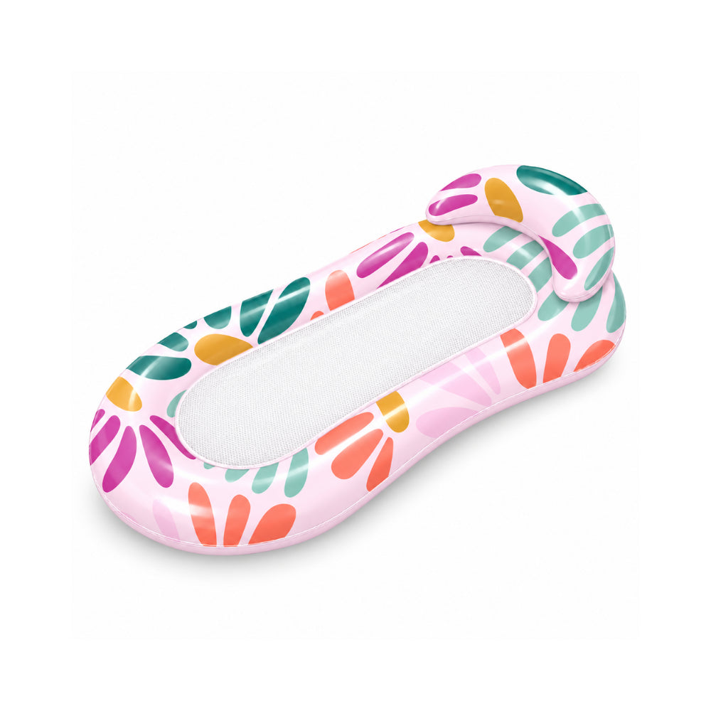 Sun and Sea Collection Inflatable Pool Lounger - SUMMER DAISIES
