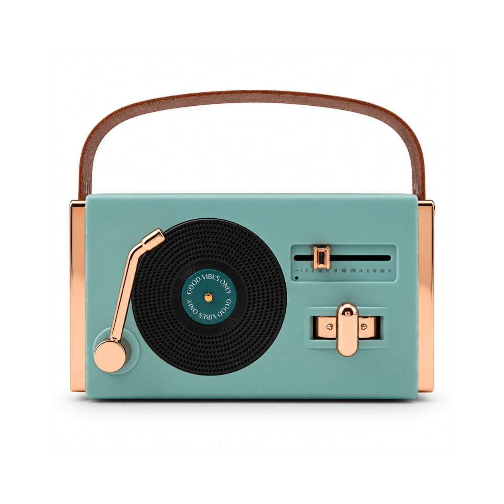 Sun and Sea Collection Retro Speaker - SEAFOAM
