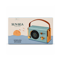 Sun and Sea Collection Retro Speaker - SEAFOAM