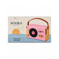 Sun and Sea Collection Retro Speaker - PINK