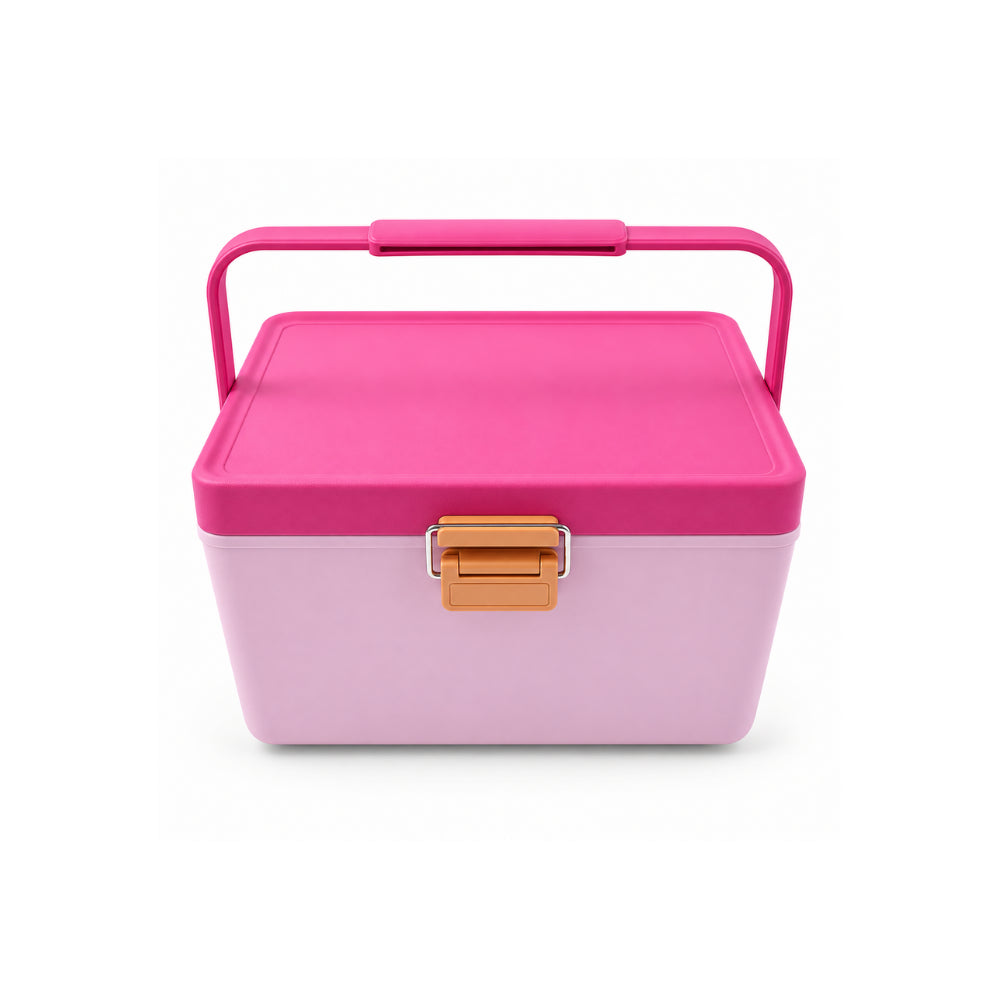 Sun and Sea Collection Retro Cooler 12 Litres - PINK