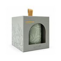 Rosewood Collection Ceramic Embossed Candle 400g - SWEET CEDAR