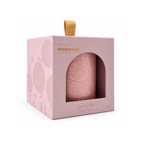 Rosewood Collection Ceramic Embossed Candle 400g - SUGAR PLUM