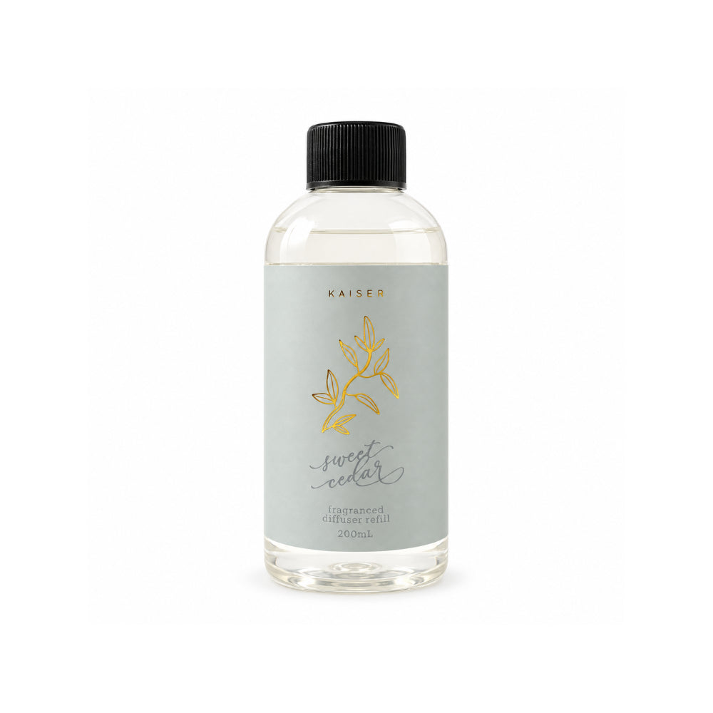 Rosewood Collection Ceramic Embossed Diffuser 200mL - SWEET CEDAR