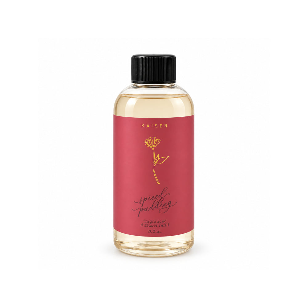 Rosewood Collection Ceramic Embossed Diffuser 200mL- SPICED PUDDING