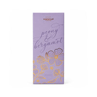 Rosewood Collection Large Ceramic Embossed Diffuser 400mL - PEONY & BERGAMOT