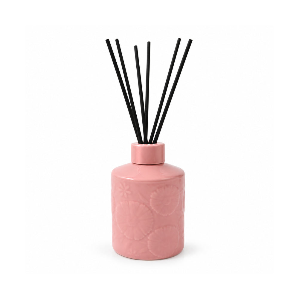 Rosewood Collection Large Ceramic Embossed Diffuser 400mL - SUGAR PLUM