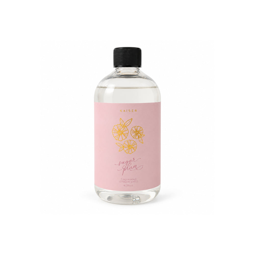 Rosewood Collection Large Ceramic Embossed Diffuser 400mL - SUGAR PLUM