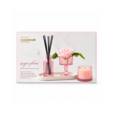 Rosewood Collection Floral Home Fragance Set - SUGAR PLUM