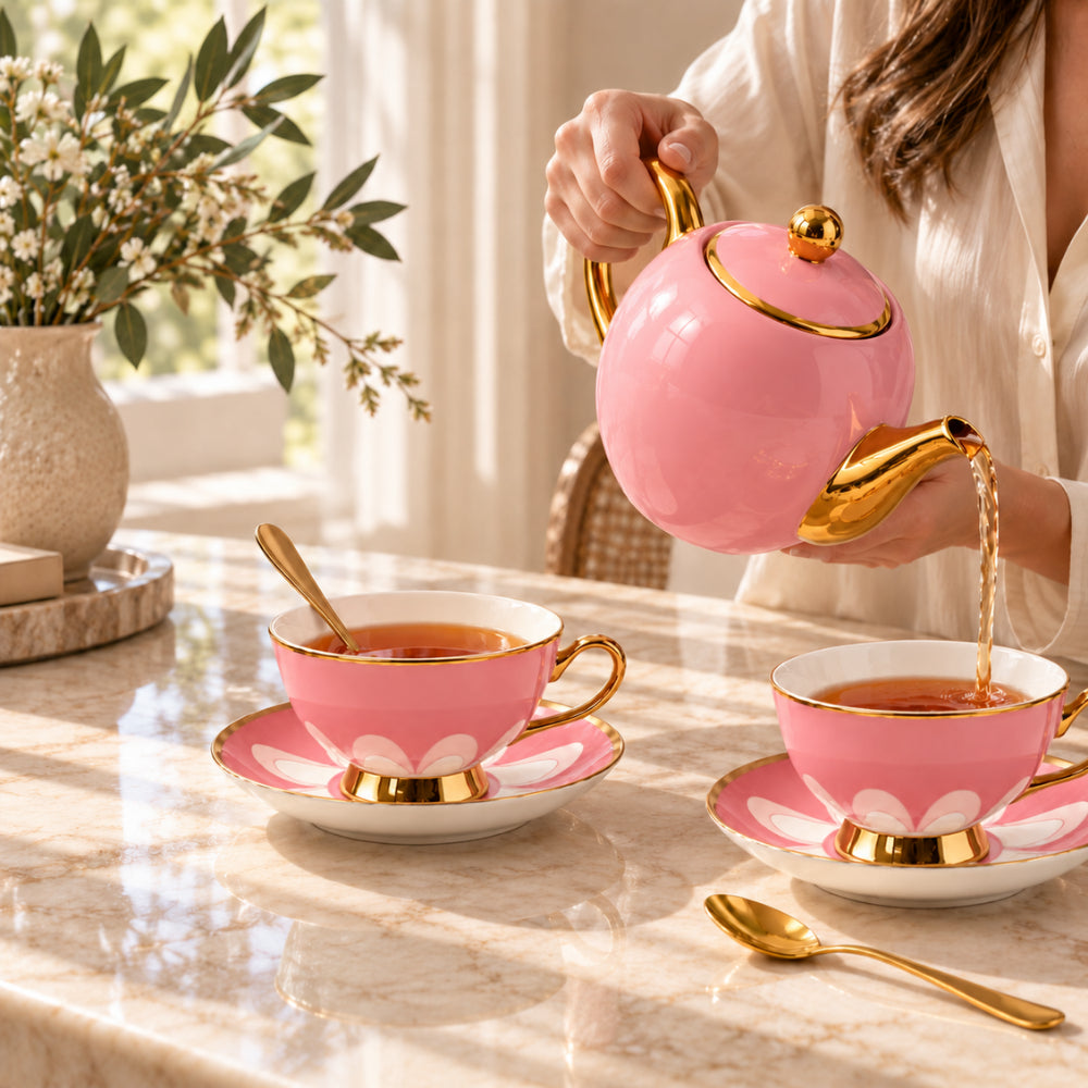 Rosewood Collection Tea Set - ROSE