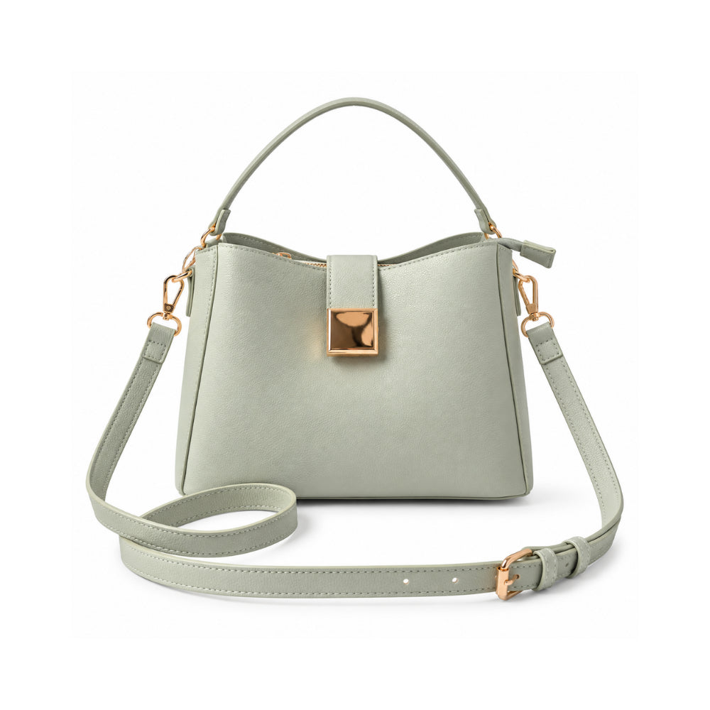 Rosewood Collection Handle Bucket Bag - SAGE