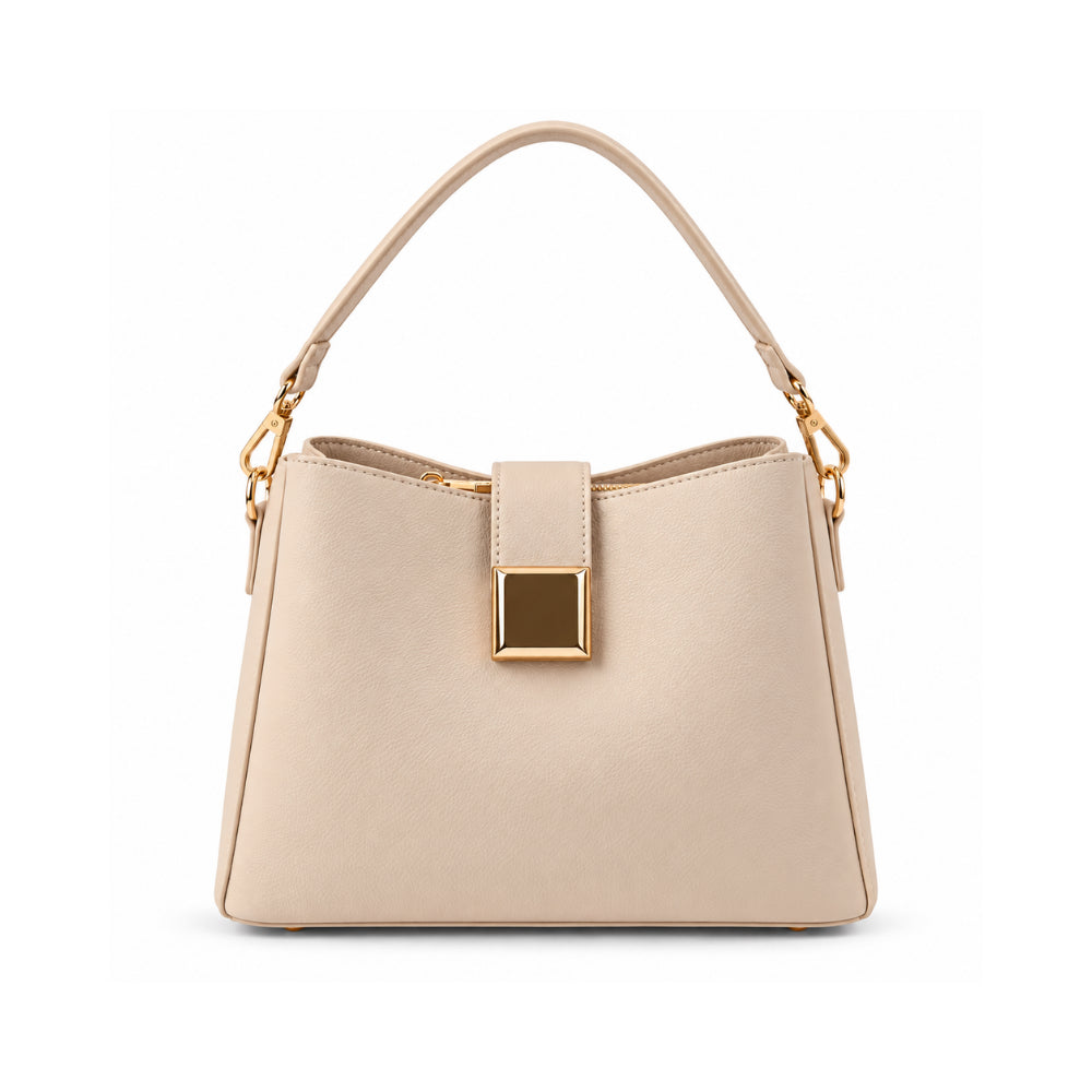 Rosewood Collection Handle Bucket Bag - VANILLA
