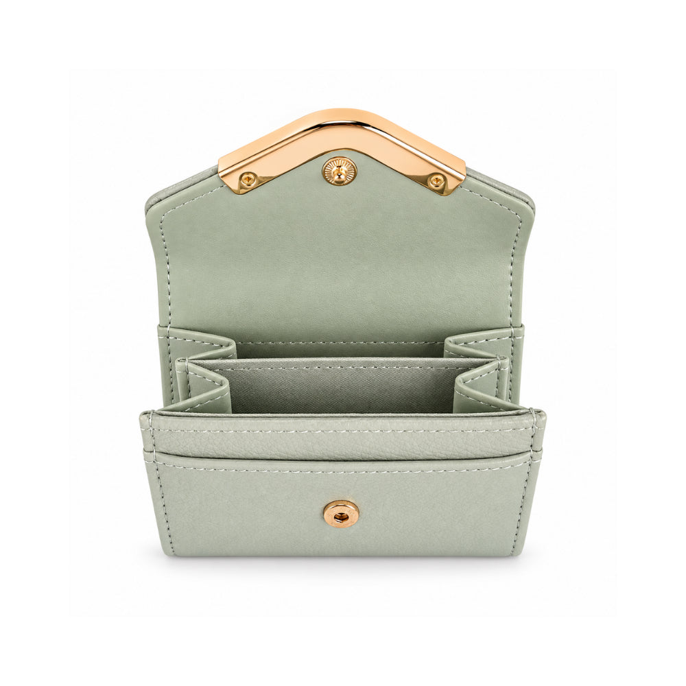 Rosewood Collection Flapover Card Pouch - SAGE