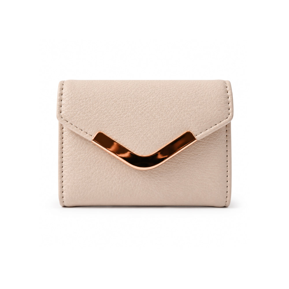 Rosewood Collection Flapover Card Pouch - VANILLA
