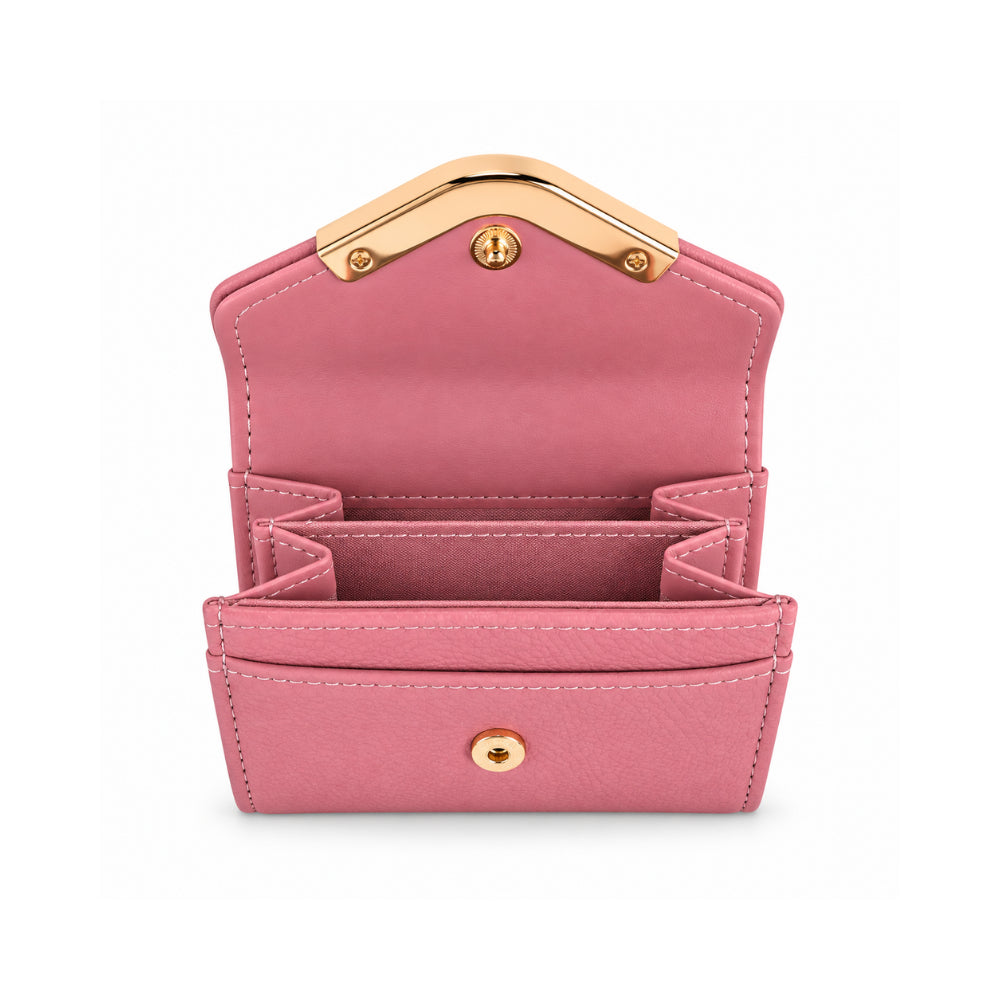Rosewood Collection Flapover Card Pouch - ROSE