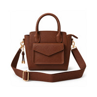 Rosewood Collection Leather Mini Tote Bag - ESPRESSO