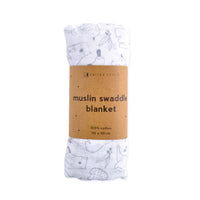Muslin Swaddle - Baby Animals
