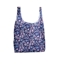 Reusable Large Tote Bag - NAVY POSY
