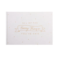 Kaiser Bub Funny Things You Say Book - OATMEAL