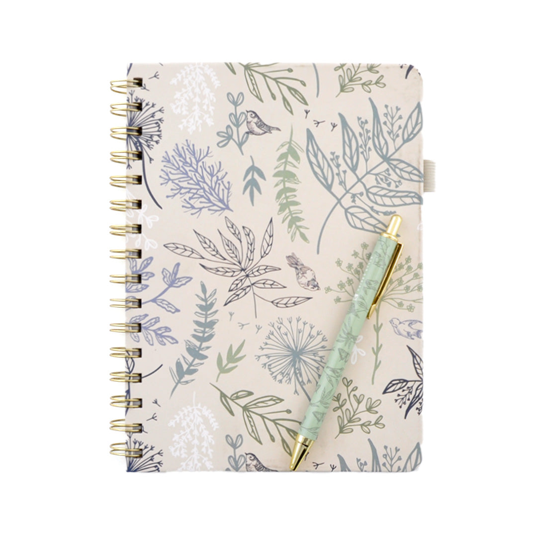 Hardcover Notebook With Pen - Dainty