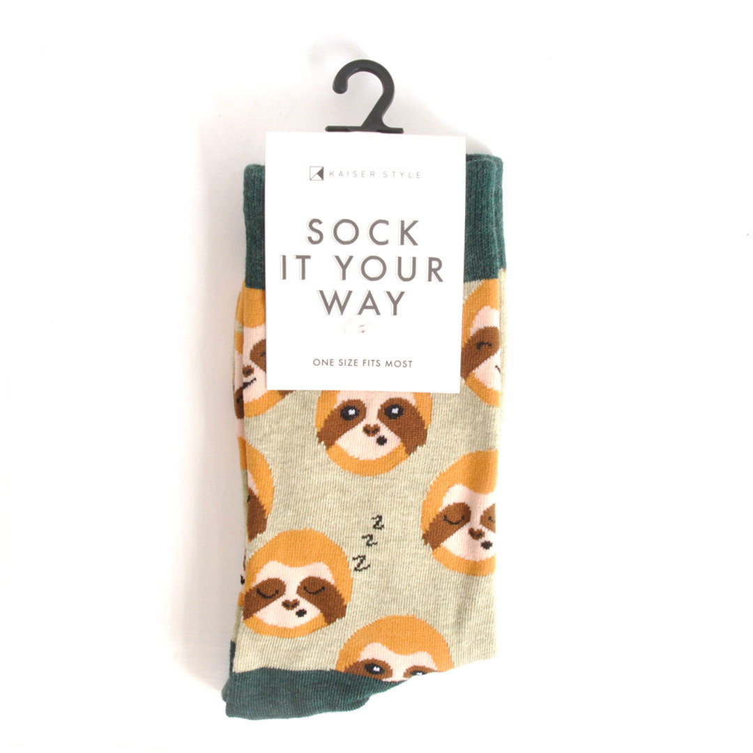 SIYW Socks - SLEEPY SLOTH