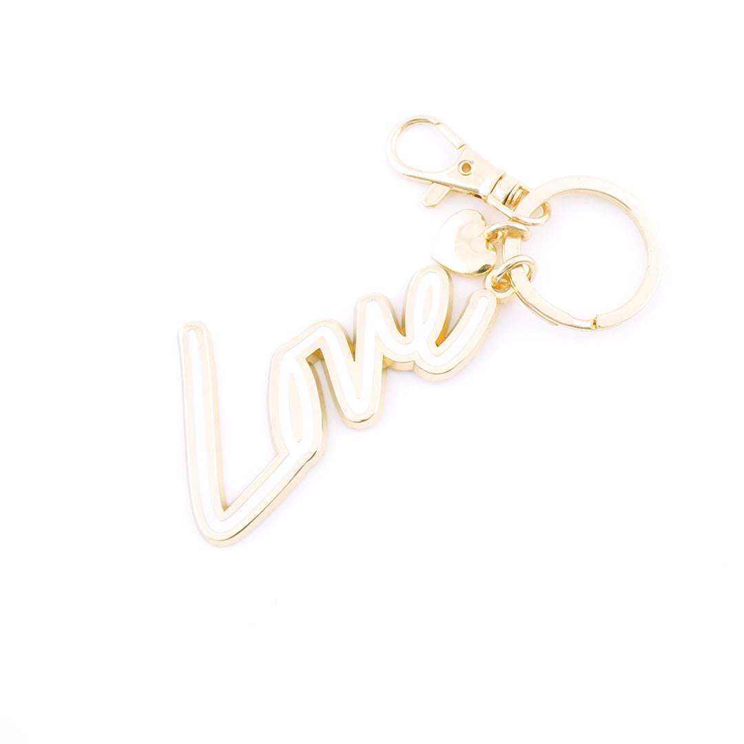 Metal Key Ring - Love