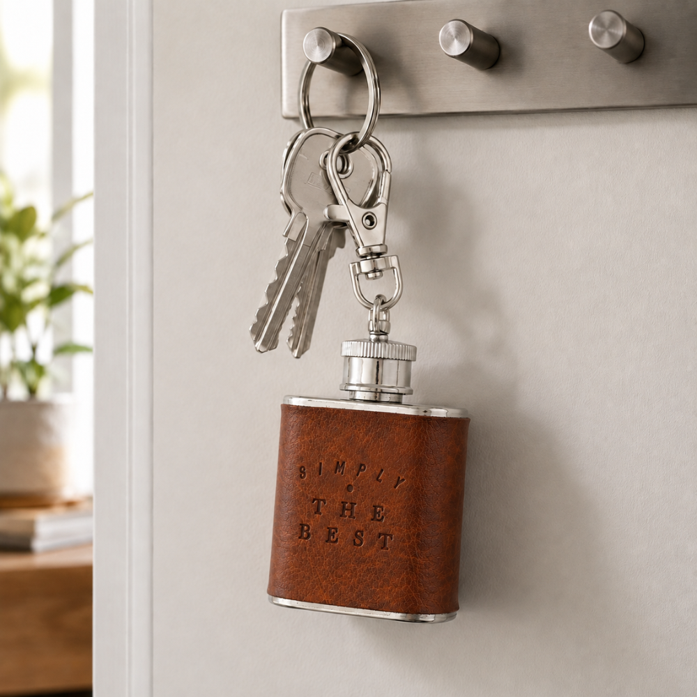 Flask Keyring - The Best