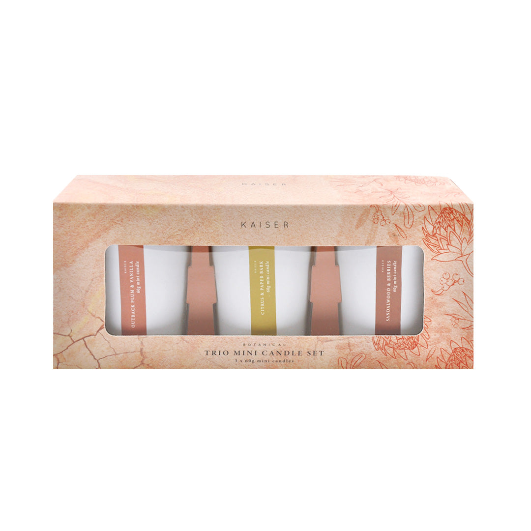 Botanical 3Pk Candles - Outback