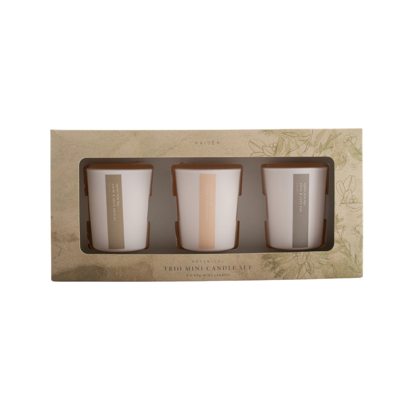 Botanical 3Pk Candles - Bushland