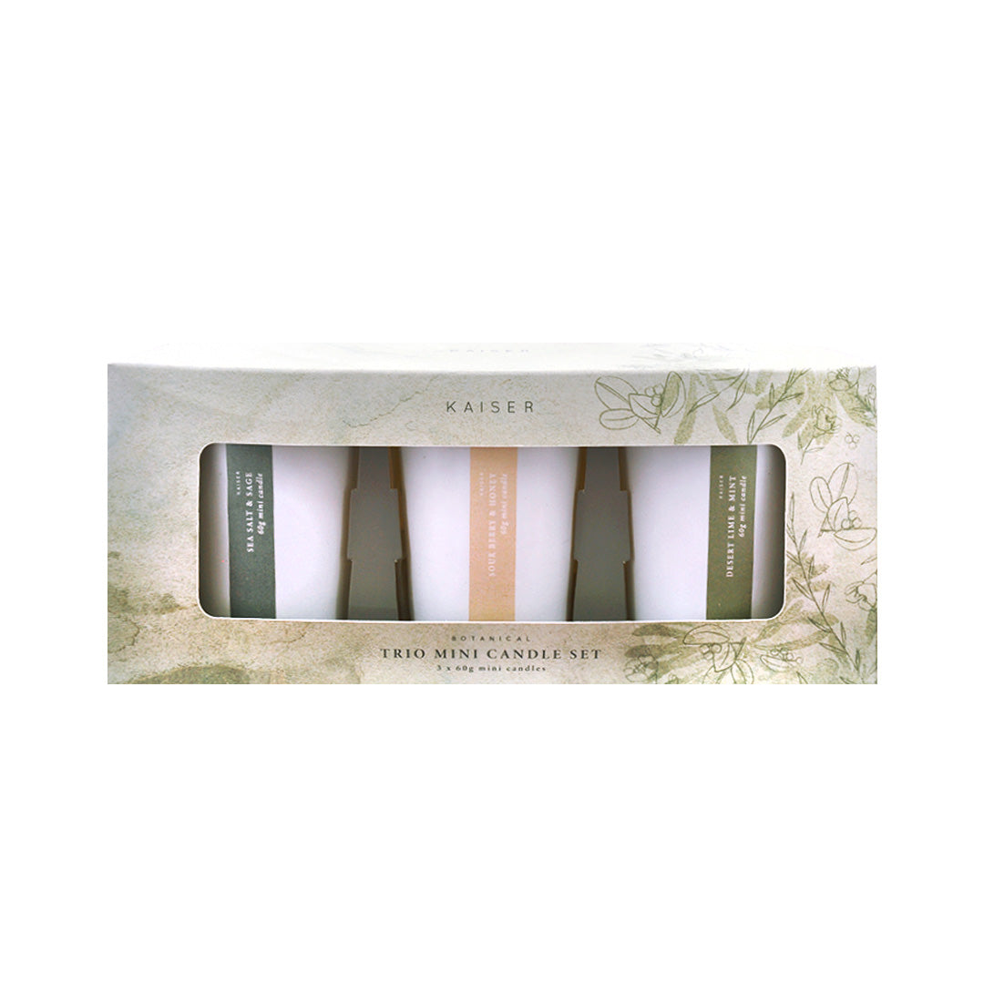 Botanical 3Pk Candles - Bushland