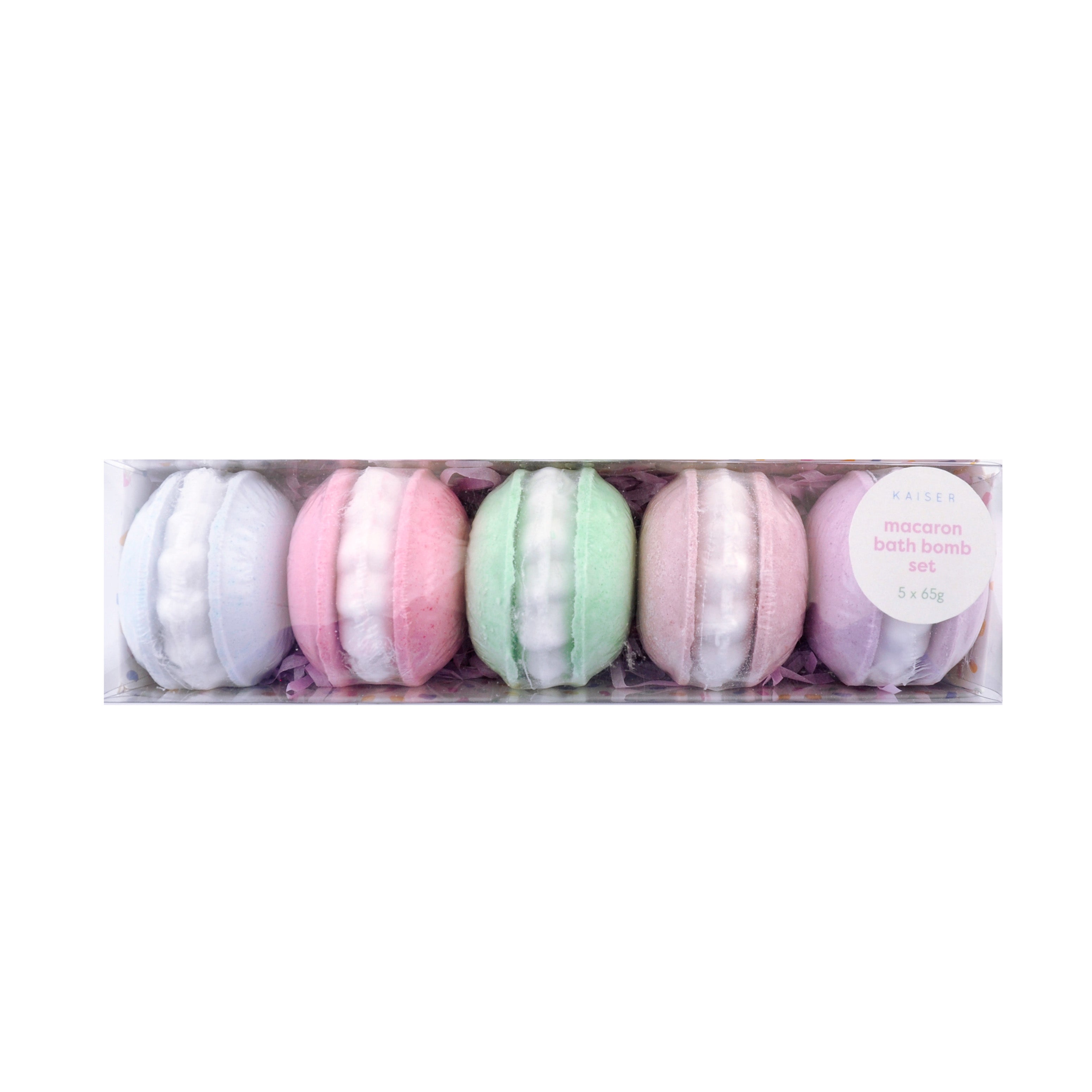 Kaiser Novelty Bath Bomb 5pk - MACARONS
