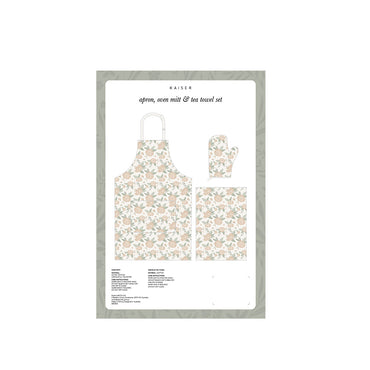 Apron, Mitt & Tea Towel Gift Set - Pretty Bouquet