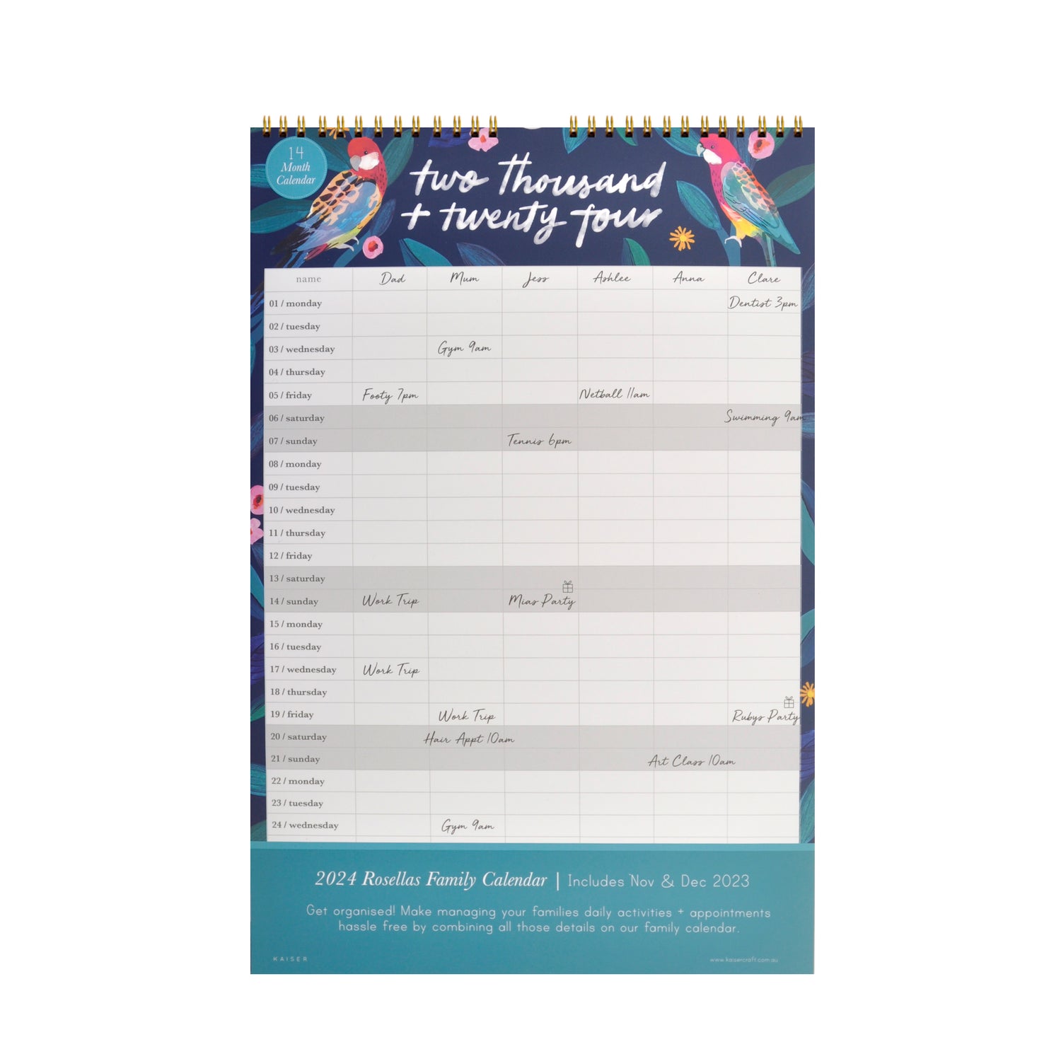 Stationery - Diaries & Calendars - Family Calendar