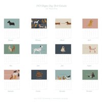 2024 Desk Calendar - Dapper Dogs