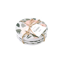 Round Coaster Set 4 - Garden