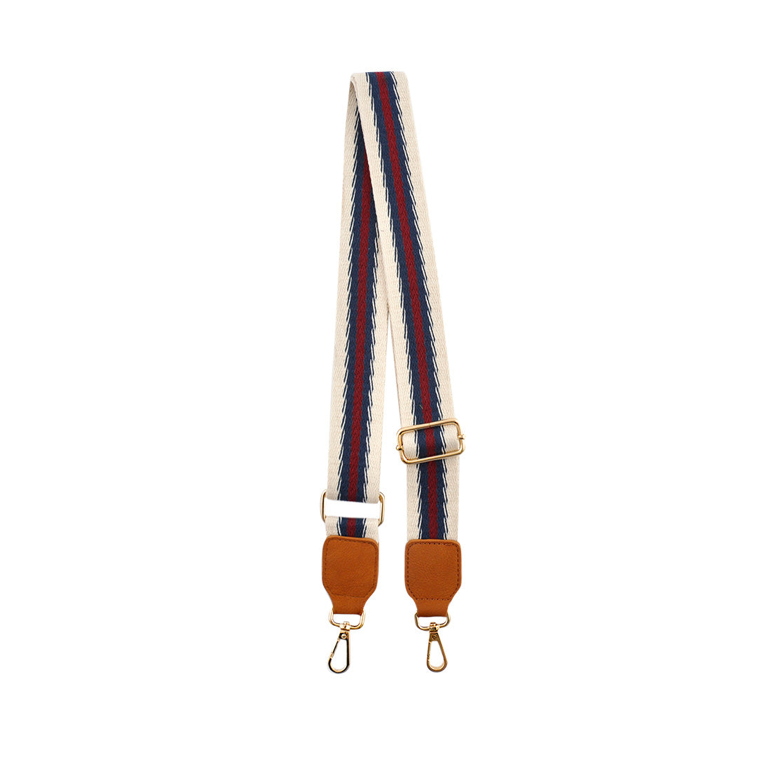 Textured Strap - Wine Stripe