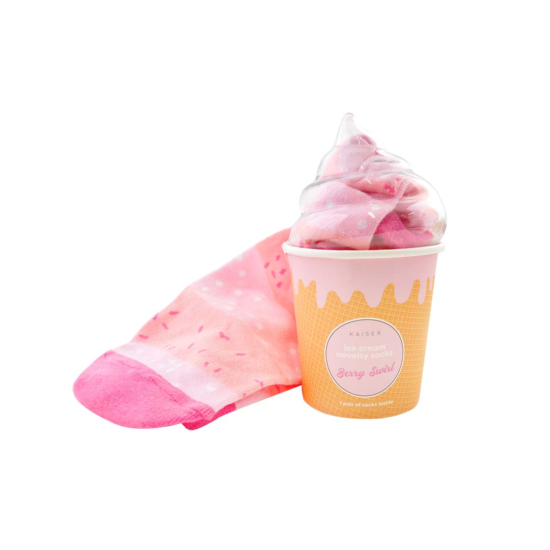 Ice Cream Socks - Berry Swirl