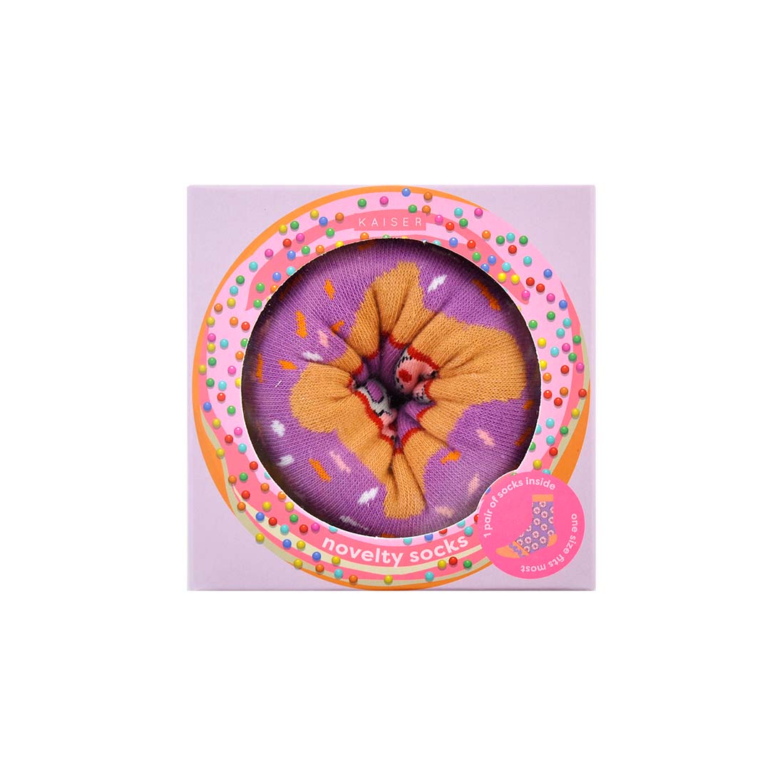 Donut Socks - Lilac
