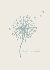 Greeting Card DAINTY - Make A Wish