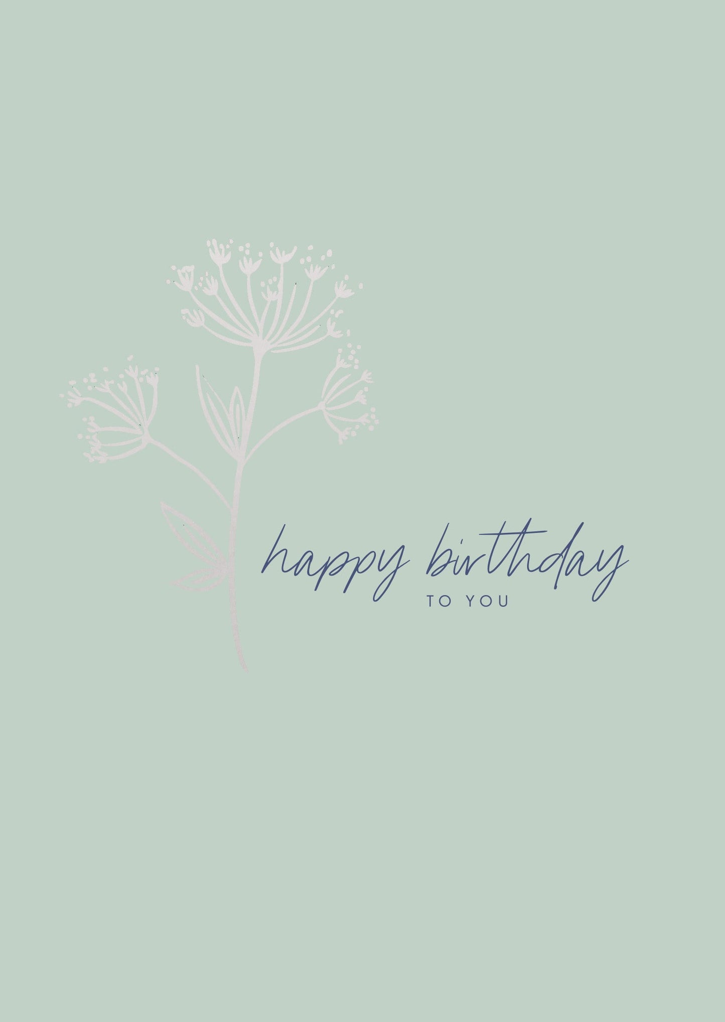 Greeting Card Dainty - TO YOU